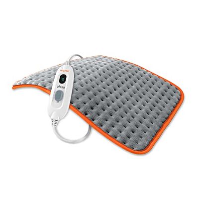 Ufesa Flexyheat Colors Cuscino Termico Elettrico 40x30cm, 100 W, Microfibra Extramorbido, 3 Livelli di Temperatura, Spegnimento Automatico, Lavabile
