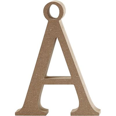 Letter, H: 15,5 cm, MDF, ?, 1 pc