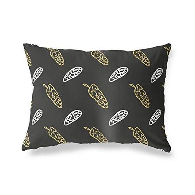 BonaMaison Motif Aléatoire Housse de Coussin Motif, Taie d'oreiller pour Lit Voiture Canapé Maison Salon Chambre, Décoration D'intérieur, 45x60 Cm - Conçu et Fabriqué en Turquie