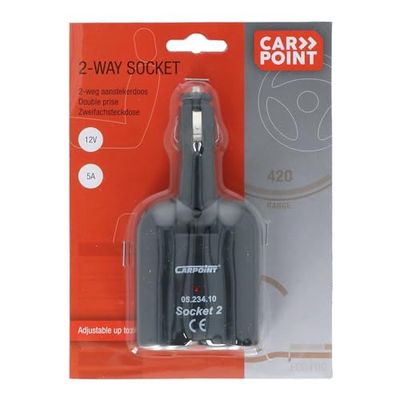 Carpoint Presa Corrente Doppia