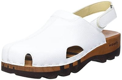 Woody Homme Londres Sabot, Blanc, 47 EU