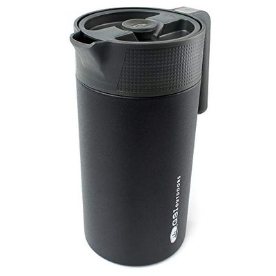 GSI Outdoors Glacier Stainless Cafetera, Negro
