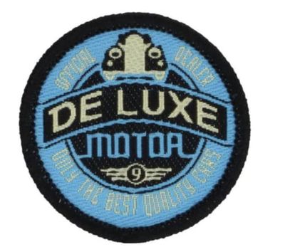 HKM Applications De Luxe Motor Patches Bleu/Blanc