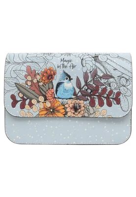 DOGO Femme Cuir Vegan Multicolore Fait Main et Mode Sac à Main - Waves of Koi Motif