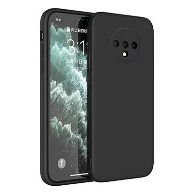 Ultradun TPU zacht frame, compatibel met Oneplus 5T, camerabescherming en schermbescherming, anti-vingerafdruk, volledige bescherming, stootvast, zachte telefoonhoes, zwart