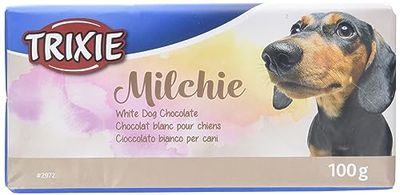 TRIXIE Milchie Cioccolato bianco per cani, 100 g