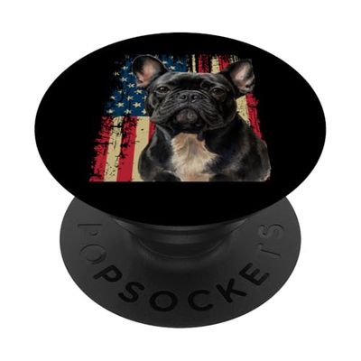 Funny Dog Merica 4th of July Men Kids Girls Dog Puppy PopSockets PopGrip Adhesivo