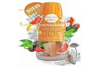 Dietmed | Drenalight Barriga Plana - 600 ml Solución Oral | Naranja Roja Moro, Guaraná y Café Verde | 30 días