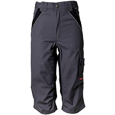 Planam 2556044 misura piccola "Plaline"-Pantaloni 3/4, colore: grigio ardesia/Nero