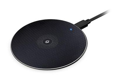 Ronde draadloze oplader Aligator AZACHQ003 Wireless Pad 15W, zwart