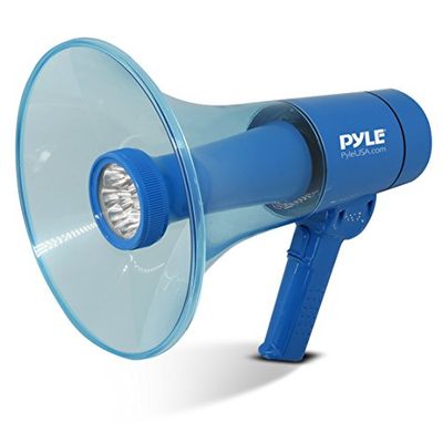 Pyle PMP66WLT 40 Watt Water Resistant Indoor Outdoor PA Loud Hailer Megaphone