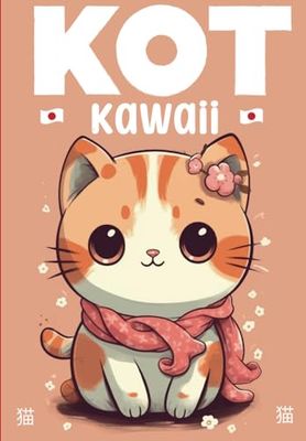 Kot Kawaii Kolorowanka dla dzieci: Manga Kolorowanka dla dzieci 4-8 lat Dla dziewczynek i chłopców
