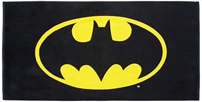 Franco Telo da bagno/piscina/spiaggia in cotone super morbido, 152,4 x 76,2 cm, prodotto con licenza ufficiale Batman