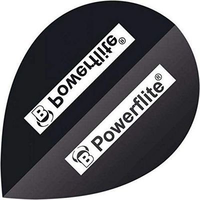 Bull's Powerflite, Pear Dart Flights, set da 3 pezzi, tipo: 50745