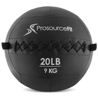 ProsourceFit Zachte medicijnballen, muurballen en dynamische oefeningen voor het hele lichaam, kleurgecodeerde gewichten: 6, 10, 14, 20 lbs.