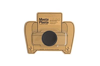 MastaPlasta Self-Adhesive Premium Leather Repair Patch - Dark Brown Circle 5cm x 5cm (2in x 2in). Your Instant Leather Repair Kit for Sofas, Car Seats, Handbags, Jackets & DIY