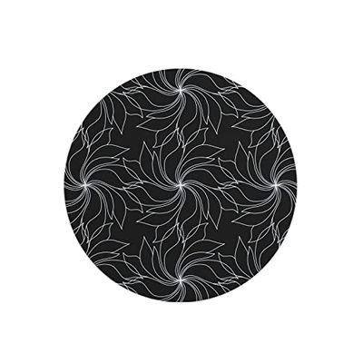 Questo Casa, Ronde digitaal bedrukte muismat, antislip onderkant, voor kantoor en thuis, diameter: 22 cm
