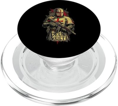 Cruz de Caballero Templario Cruzado Católico PopSockets PopGrip para MagSafe