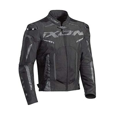 Ixon Casaco de motocicleta Gyre preto, preto, 3XL