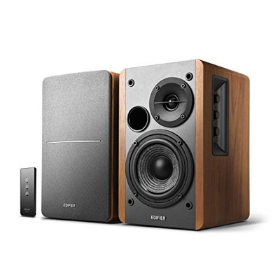 Edifier R1280T Powered Boekenplank Luidsprekers - 2.0 Actieve Near Field Monitoren - Studio Monitor Luidspreker - Houten behuizing - 42 Watt RMS