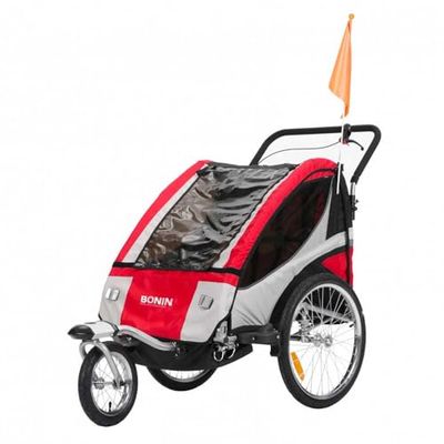 BONIN Carro NIÑO/Jog/Pass NCAB DLX R/G/N, Unisex-Adult, Negro, Unique