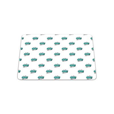 Bonamaison, Tapis de Souris Rectangle Imprimé Numériquement, Fond Antidérapant, pour Bureau et Maison, Taille: 22x18cm