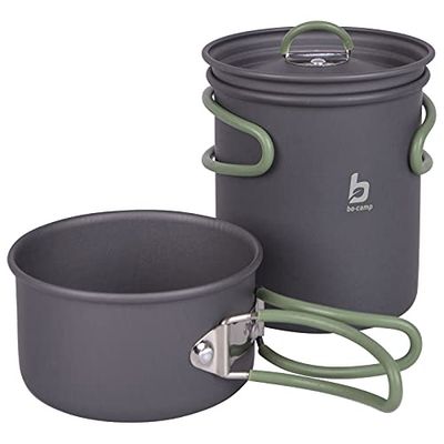 Bo-Camp Explorer – Set di 2 pentole Nero