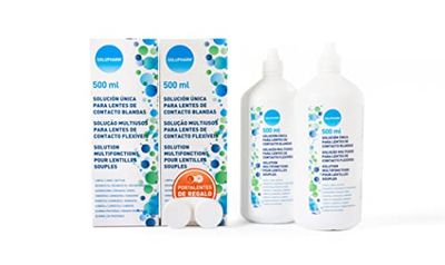 Soluzione per lenti a contatto singole SOLUPHARM Flacone 2 x 500 ml