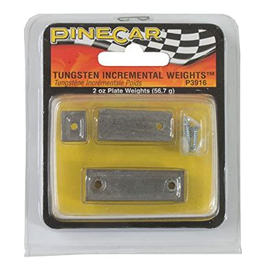 Woodland Scenics Pino Auto Derby Pesi 2 oz tungsteno elementari Peso (TM) Piastra