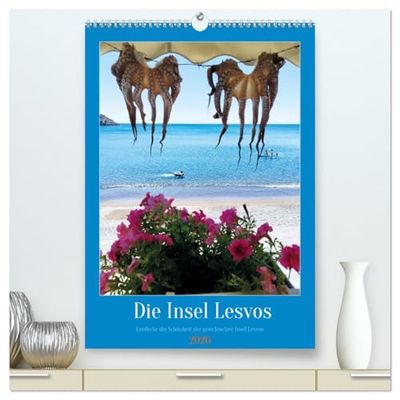 Entdecke die Schönheit der griechischen Insel Lesvos (hochwertiger Premium Wandkalender 2026 DIN A2 hoch), Kunstdruck in Hochglanz: Lesvos: Eine Insel ... und Molyvos, zwei Juwelen an der Nordküste.