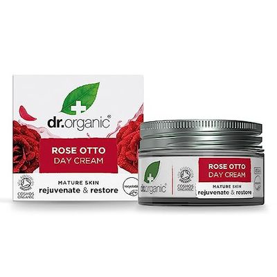 Dr. Organic creme de dia rosa de damasco 50 ml. 1 unidade 300 g