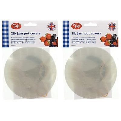 Tala 10A01230 2 lb Jam Pot Covers (Pack of 2)
