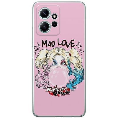 ERT GROUP mobiltelefonfodral för Xiaomi REDMI NOTE 12 4G originalt och officiellt licensierat DC mönster Harley Quinn 001 anpassad till formen på mobiltelefonen, fodral tillverkad av TPU-plast