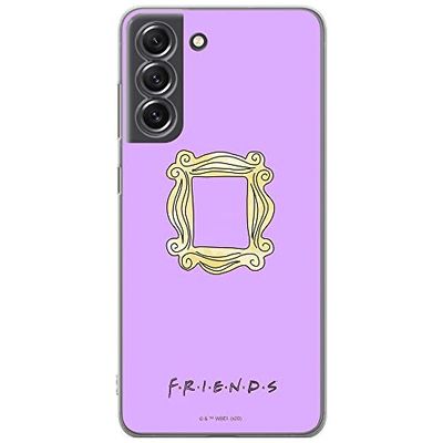 ERT GROUP mobile phone case for Samsung S21 FE original and officially Licensed Friends pattern 006 optimally adapted to the shape of the mobile phone, case made of TPU