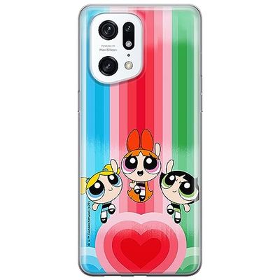 ERT GROUP etui na telefon Oppo FIND X5 PRO, case oryginalny i oficjalnie licencjonowany przez The Powerpuff Girls, wzór The Powerpuff Girls 036, optymalnie dopasowane, plecki z TPU