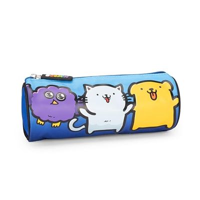 Comix Scomix by Sio - Astuccio Tombolino, Leggero e Compatto, Facile da Trasportare e Riporre nello Zaino o nella Borsa, Ideale per Scuola, con Pratica Chiusura a Zip, 22x8cm, Nero