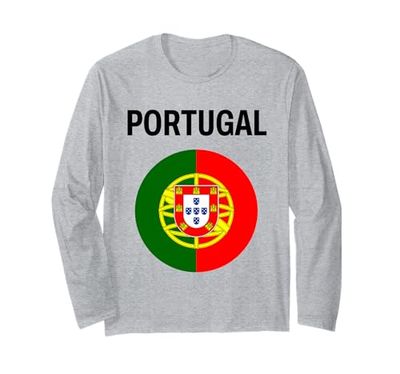 Bandera de Portugal moderna Manga Larga