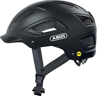 ABUS Velvet Black M Casco, Adulti Unisex, Nero (Rosso)