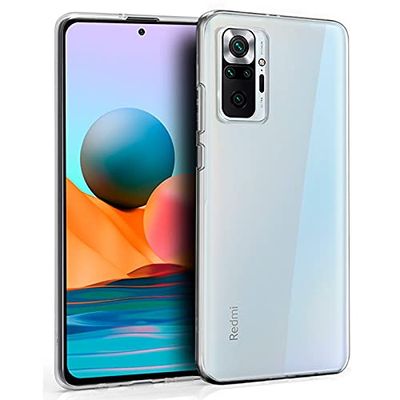 Cool siliconen hoesje voor Xiaomi Redmi Note 10 Pro, transparant