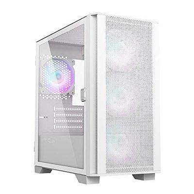 Montech Air 100 ARGB, Mini-Torre, Vidrio Templado, Blanco