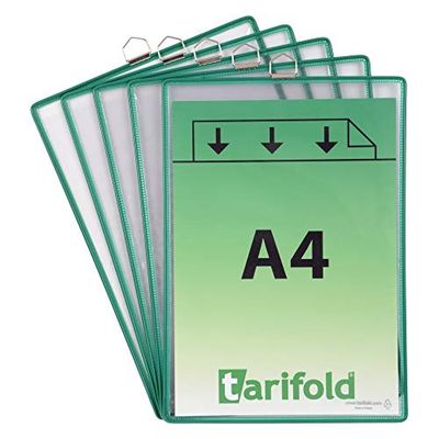 Tarifold 154505 - Pannello espositore sospeso, formato DIN A4, colore: Verde