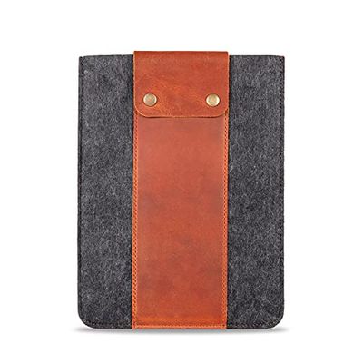 MegaGear Fodral till surfplatta i äkta läder för iPad Pro 11 tum, alla generationer iPad Air & iPad (kamel, 30 cm)