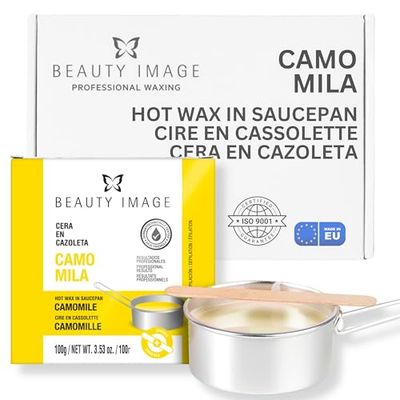 Beauty Image Camomile Hot Wax On a Pot