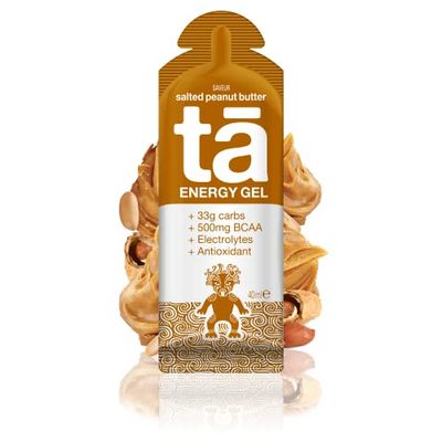 TA ENERGY - Gel Energétique - Salted Peanut Butter x24 - Energie - Sodium - BCAA - Antioxydants - Idéal pendant les activités sportives 133Kcal
