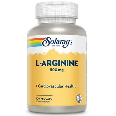 Solaray L-Arginine 500mg | L-Arginina | 100 VerCaps