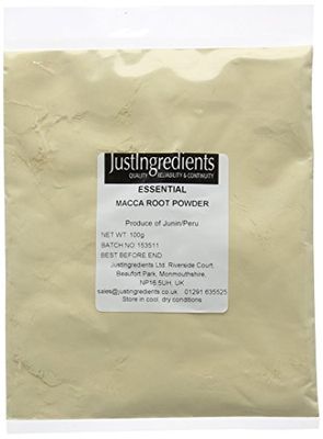 JustIngredients Essentials Maca Root Powder 100 g, Pack of 2