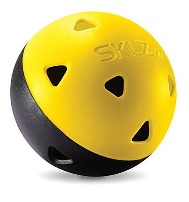 SKLZ Impact Balles d'entraînement en vol limité Unisexe, Noir/Jaune, L