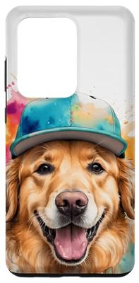 Carcasa para Galaxy S20 Ultra Golden Retriever Gorra Snapback Perro Animal Estampada