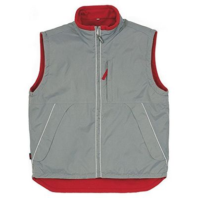 Deltaplus Wingsgrxx - Chaleco acolchado reversible poliéster pongee impregnado pvc/lana polar