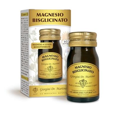 MAGNESIO BISGLICINATO Pastiglie - 30 g (Magnesio ad elevata biodisponibilità, con vitamina B6 e Selenio)